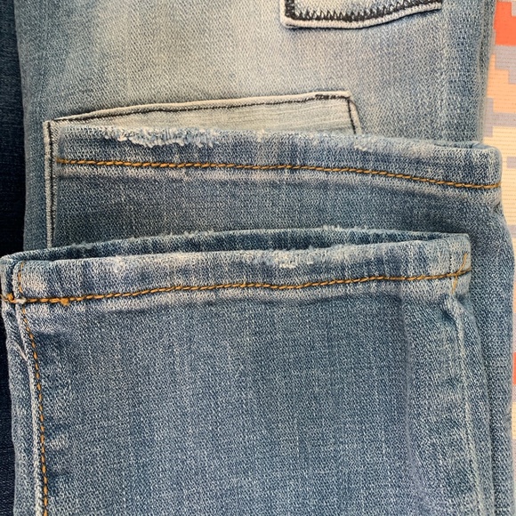 INC | Sequin Patchwork Mid Rise Cottagecore Festival Boho Boyfriend Jeans - Picture 8 of 8